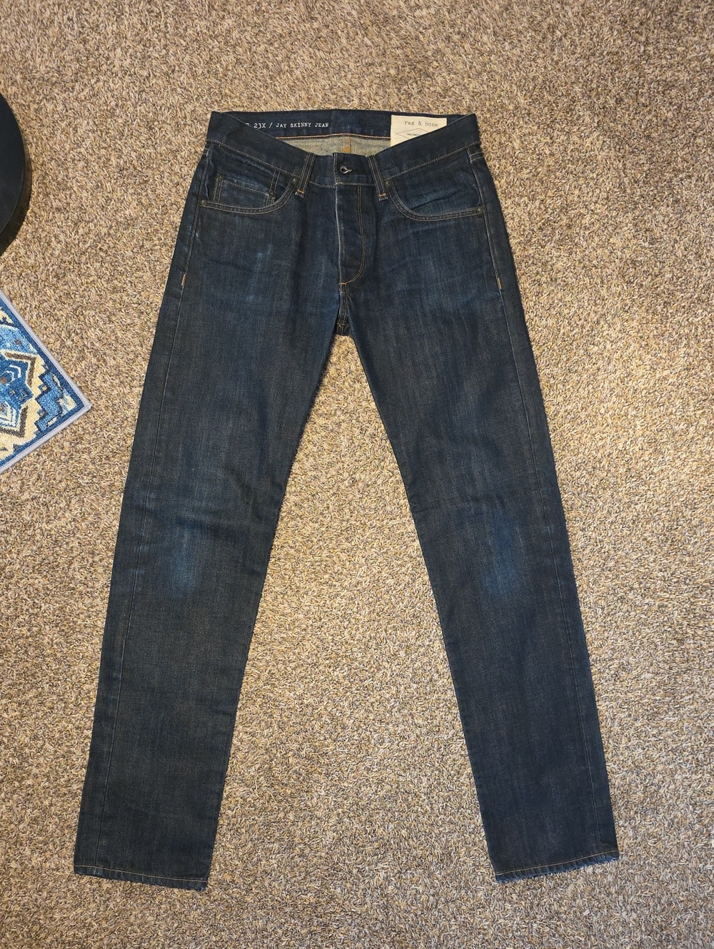 rag & bone Slim Straight Indigo Men’s Jeans RB JAY 23X
